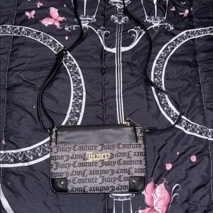 Juicy Couture Black and Cream Crossbody Bag